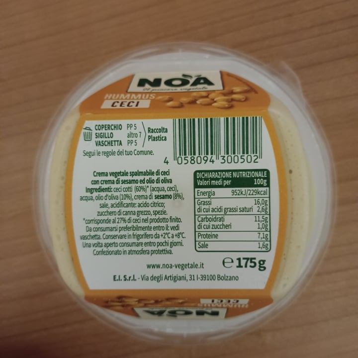 photo of Noa Hummus Ceci shared by @fede02 on  17 Oct 2024 - review