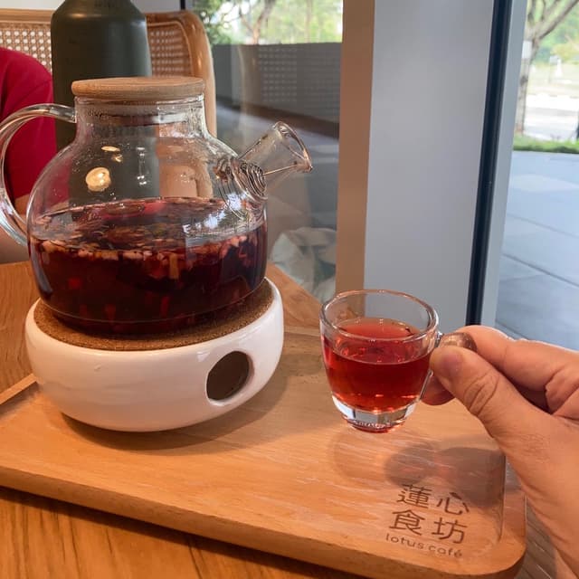 Photo of the dish “Revitalizing Fruits & Flower Tea With Pineapple Jewel Sugar”