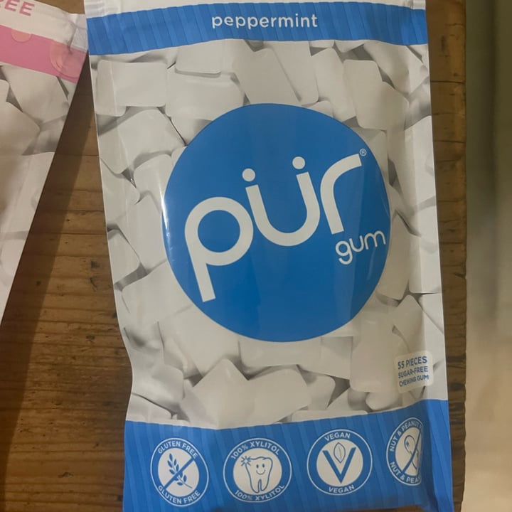 photo of PÜR Gum Peppermint Gum shared by @veganshugah on  21 Aug 2023 - review