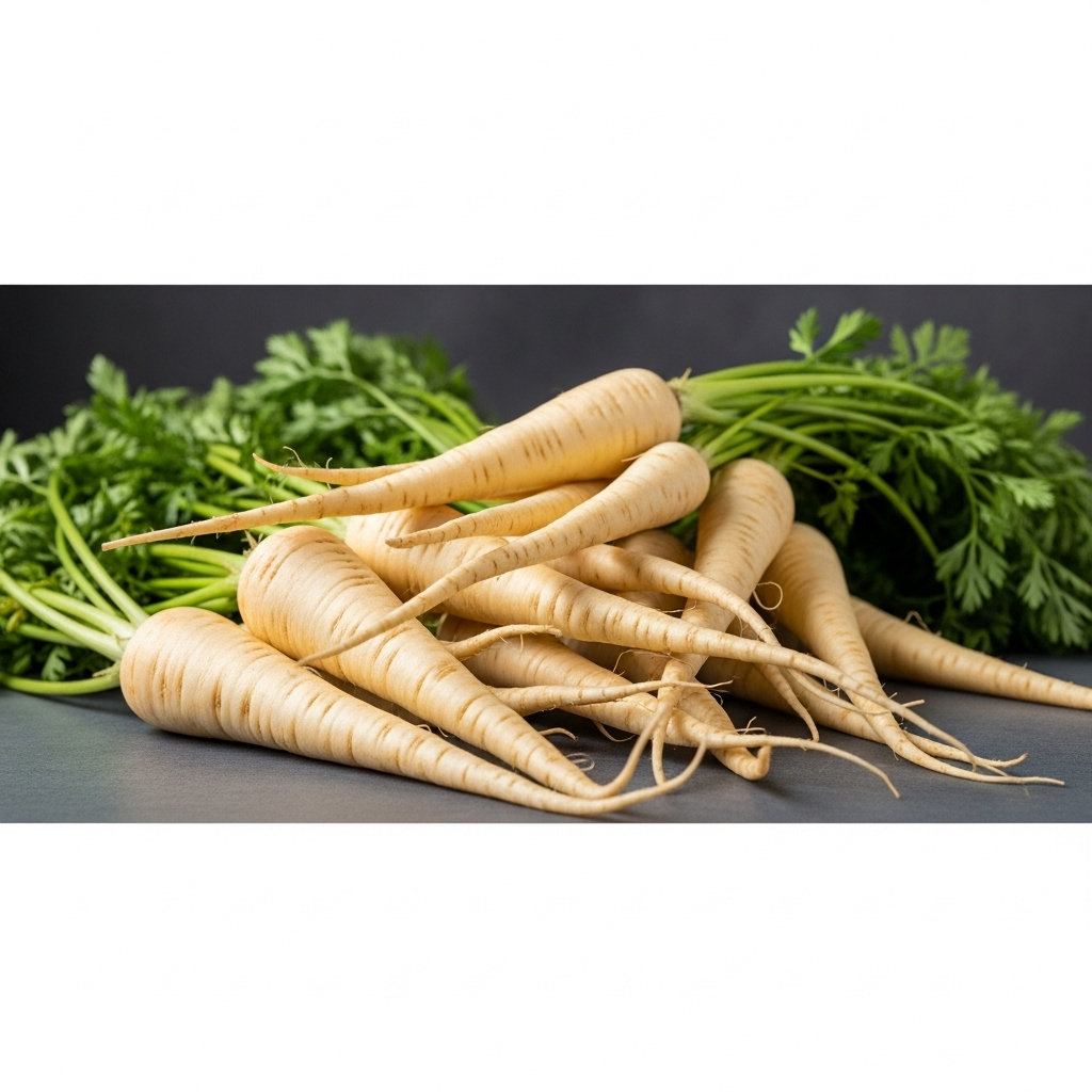 A bounty of fresh, clean parsnips, reflecting nature's goodness and readiness for cooking.