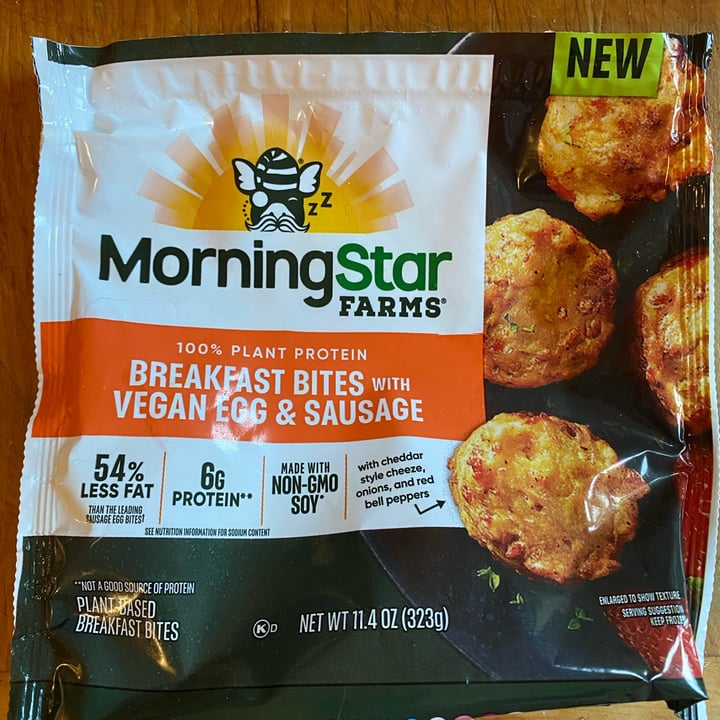 photo of MorningStar Farms Breakfast bites with vegan egg and sausage shared by @sandrews on  13 Feb 2024 - review