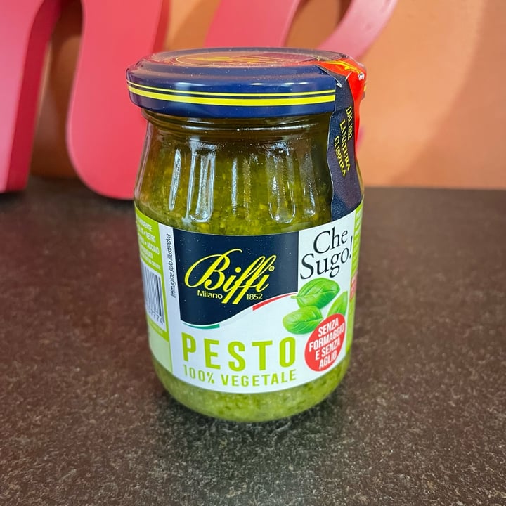 photo of Biffi Che Sugo! Pesto 100% Vegetale Senza Formaggio Jar shared by @sarabras on  02 Mar 2024 - review