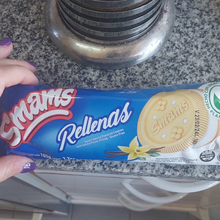 photo of smams Galletas Sabor Vainilla Rellenas De Vainilla shared by @bastet on  29 Oct 2023 - review