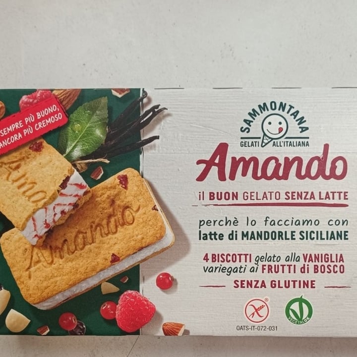photo of Sammontana 4 biscotti gelato alla vaniglia variegati ai frutti di bosco shared by @suinonero on  20 Aug 2023 - review