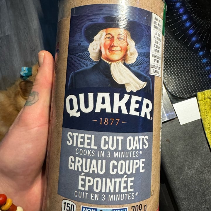 photo of Quaker Steel Cut Oats shared by @veganmika on  21 Feb 2024 - review