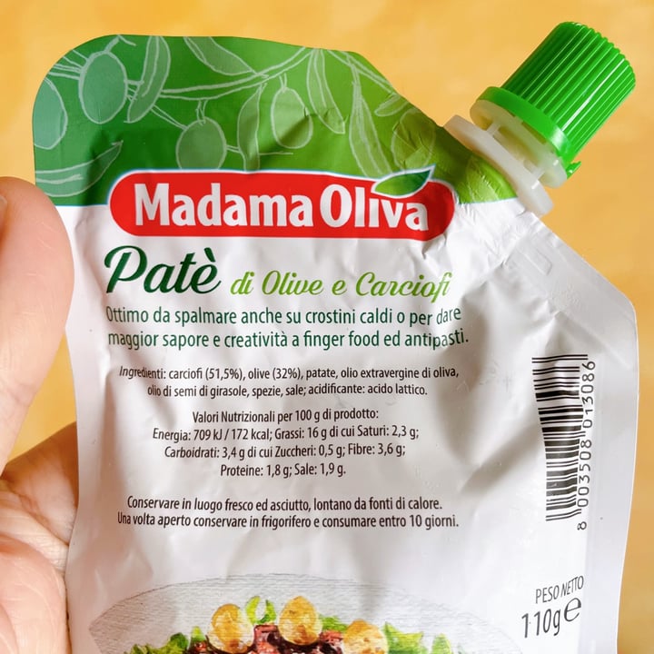 photo of Madama Oliva Paté di Olive e Carciofi shared by @franvegg on  05 May 2024 - review