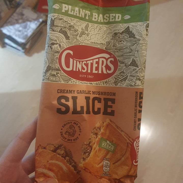 photo of Ginsters Creamy Garlic Mushroom Slice shared by @gembean on  04 Mar 2025 - review