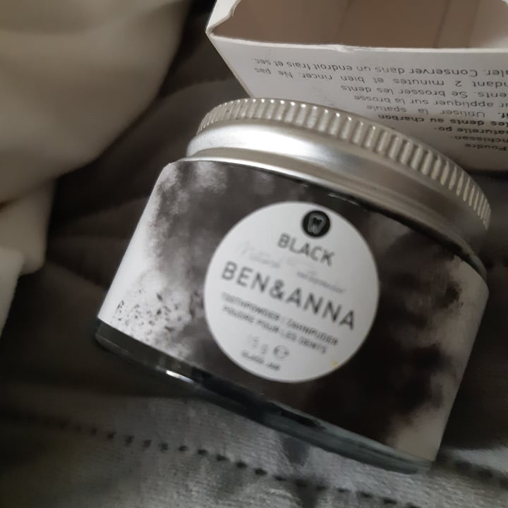 photo of Ben & Anna black natural toothpowder shared by @welovenature on  20 Dec 2023 - review