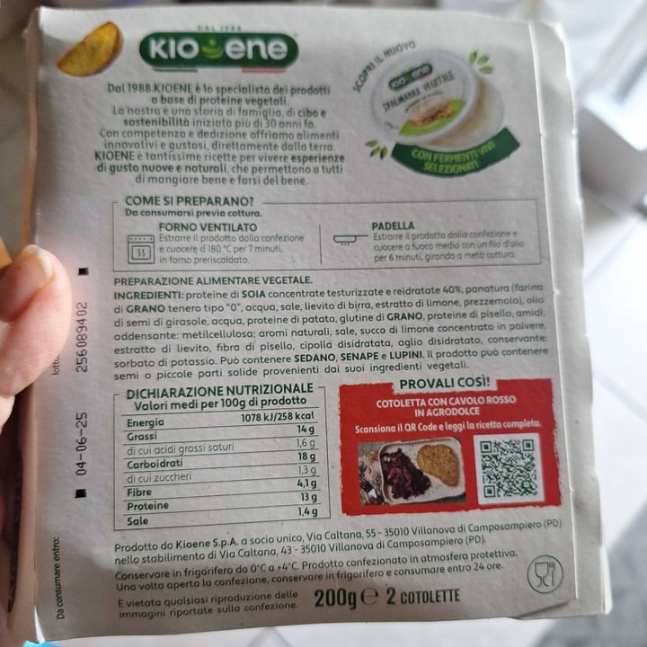 photo of Kioene cotoletta shared by @patrix1201 on  01 Jun 2025 - review