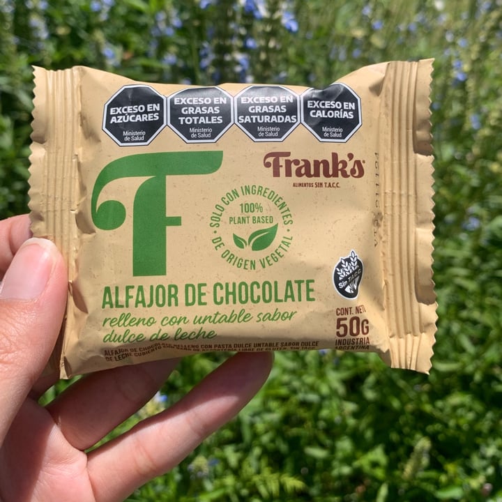 photo of Franks Alimentos sin TACC Alfajor De Chocolate shared by @camilah on  06 Dec 2024 - review