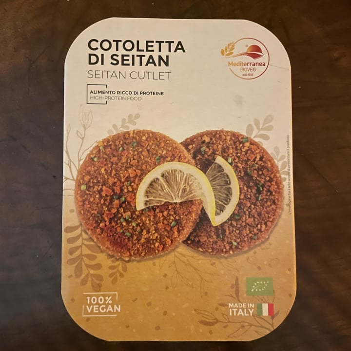 photo of Mediterranea BioVeg Cotoletta di Seitan shared by @sanponzo on  14 Feb 2024 - review