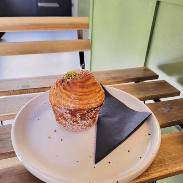 Photo of the dish “Pistachio Cruffin”
