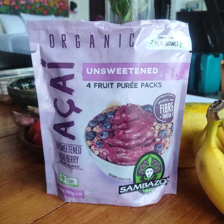 photo of Sambazon Unsweetened  Acai Berry Fruit Purée shared by @littleredmushroom on  30 Apr 2024 - review