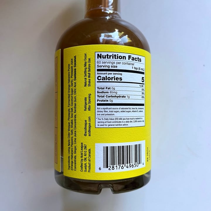 photo of Acid League Pineapple Habanero Hot Sauce shared by @kyu on  28 Jul 2024 - review