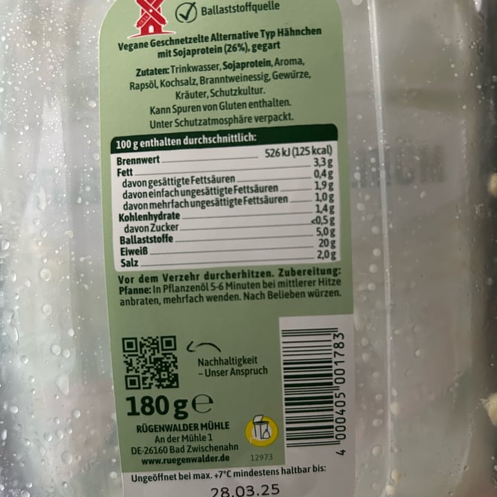 photo of Vegane Mühlen Geschnetzeltes shared by @carment03 on  02 Apr 2025 - review