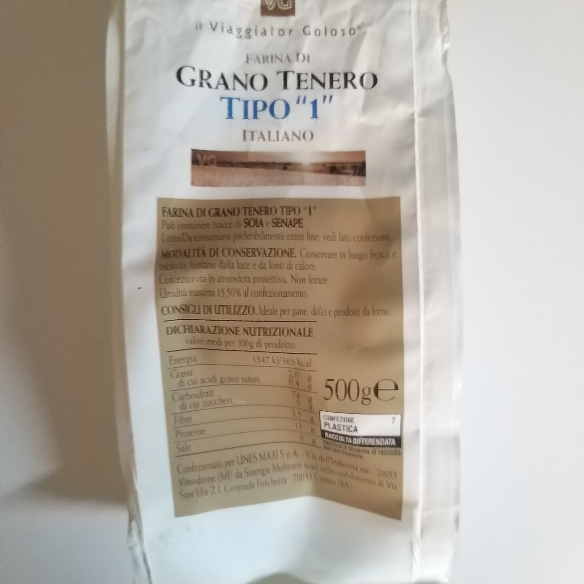 Farina grano tenero tipo 1 from Il Viaggiator Goloso - Vegan Product ...
