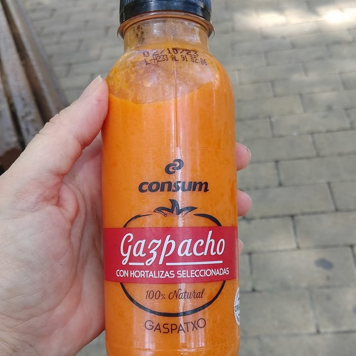 photo of Consum Gazpacho Refrigerado shared by @titoherbito on  07 Sep 2023 - review