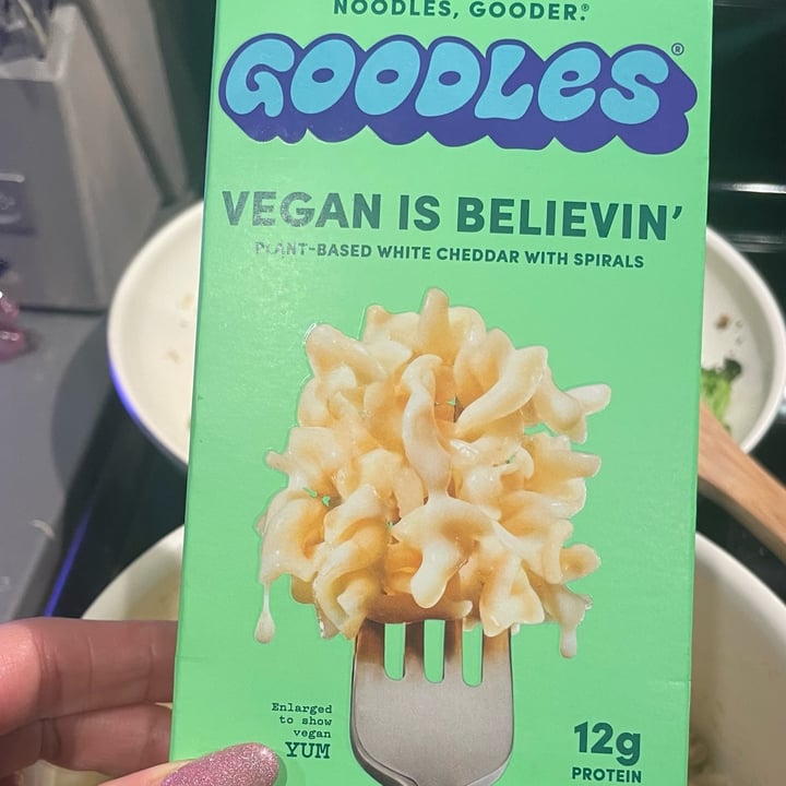 photo of Goodles Plant-based white cheddar with spirals shared by @vivalaviolet on  23 Jan 2024 - review