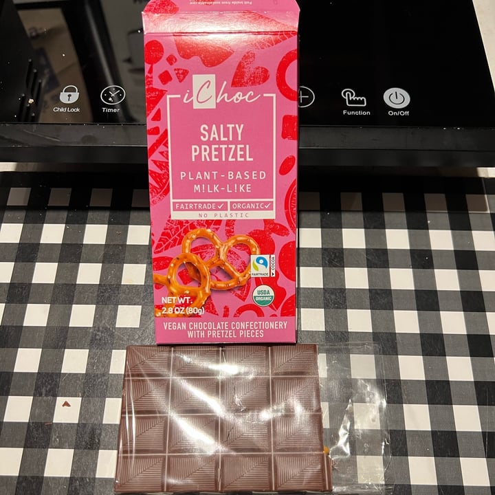 photo of iChoc salty pretzel vegan m!lk-l!ke shared by @ksvegan17 on  16 Jul 2025 - review