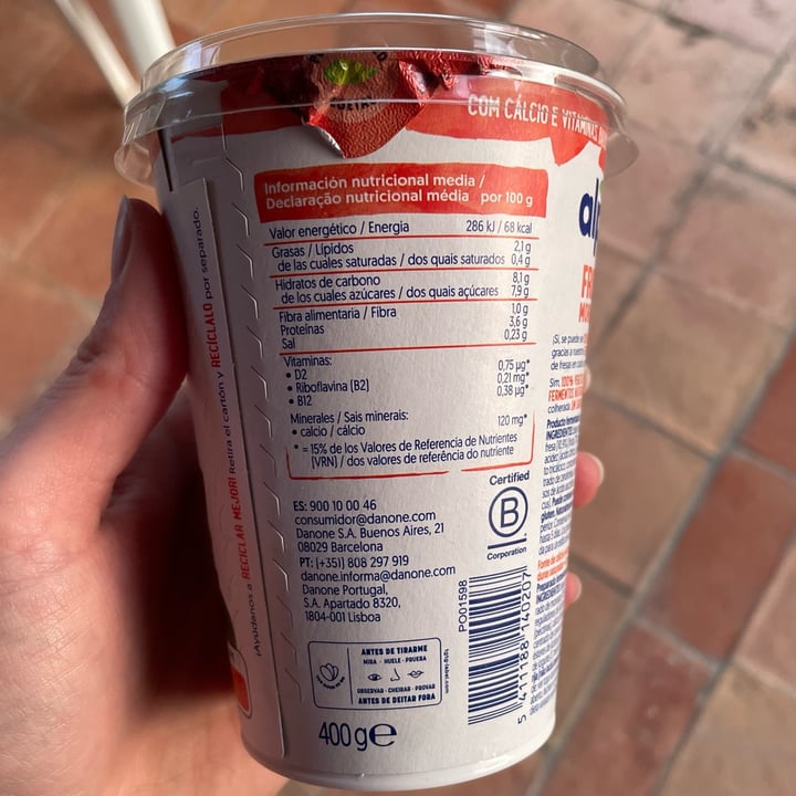 photo of Alpro Alpro Skyr Style Fresa shared by @pauladelriver on  18 May 2024 - review