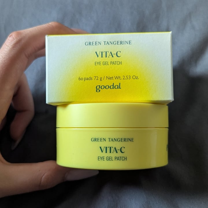 photo of Goodal Green Tangerine Vita-C Eye Gel Patch shared by @bratkart0ffel on  29 Jun 2025 - review