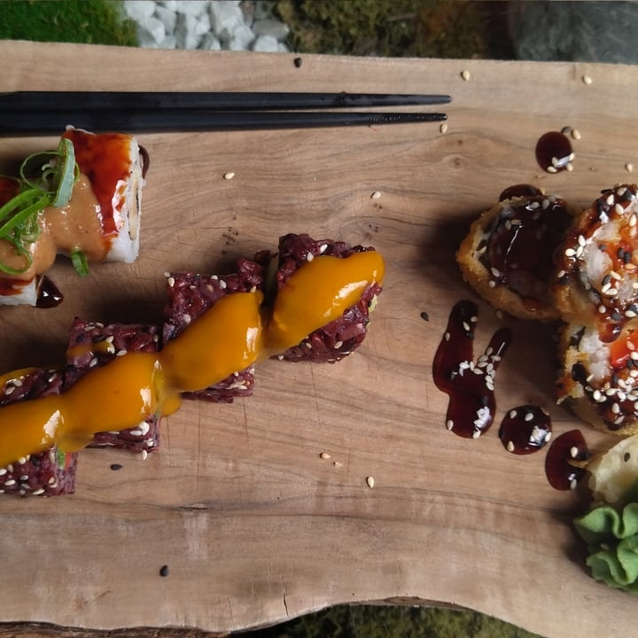 photo of Secret Garden Berlin | Vegan Sushi kasuki sticks shared by @martinadigabriele on  27 Jul 2025 - review