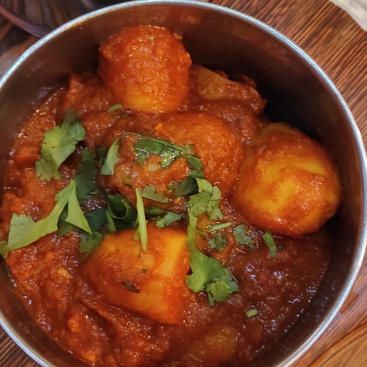 photo of Hraðlestin Potatoes in mild tomato sauce shared by @sumarhvonn on  17 Sep 2024 - review