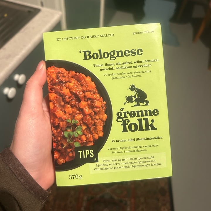 photo of Grønnefolk Bolognese shared by @helena12345 on  08 Oct 2025 - review