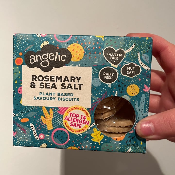 photo of Angelic Rosemary And Sea Salt Plant Based Savoury Biscuits shared by @eilidhm on  10 May 2024 - review