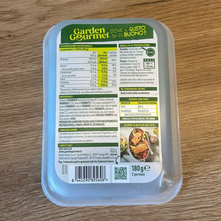 photo of Garden Gourmet i filetti gratinati sapore di mare shared by @annaberger on  07 Sep 2025 - review