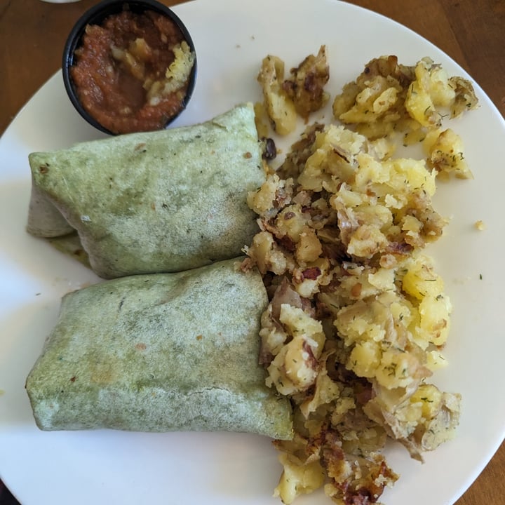 photo of Butter Café Vegan Breakfast Burrito shared by @kristig on  28 Apr 2024 - review