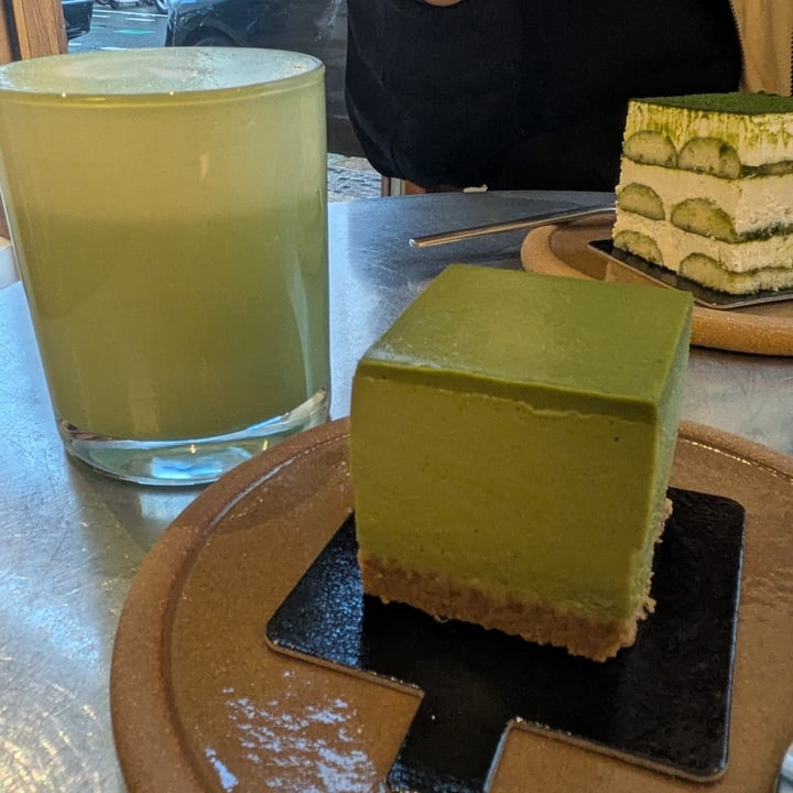 photo of Soi & Co. Plant-Based Cafe Matcha Pistachio Tofu Cheesecake shared by @omsohum on  06 Oct 2025 - review