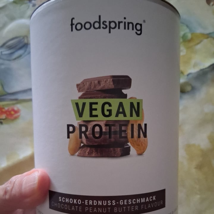 photo of Foodspring Vegan Protein Chocolate Peanut Butter Flavour shared by @queenmary on  30 Aug 2025 - review