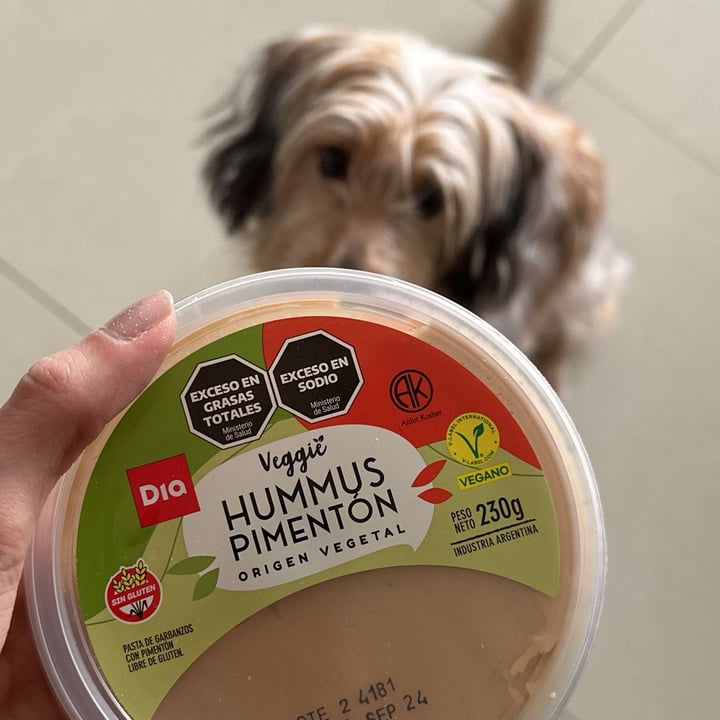 photo of Dia% hummus pimentón shared by @barbymarz on  20 Jul 2024 - review