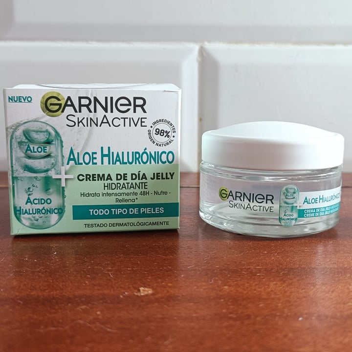 photo of Garnier Crema de Día Jelly- Aloe Y Ácido Hialurónico shared by @felinavegana on  15 May 2025 - review