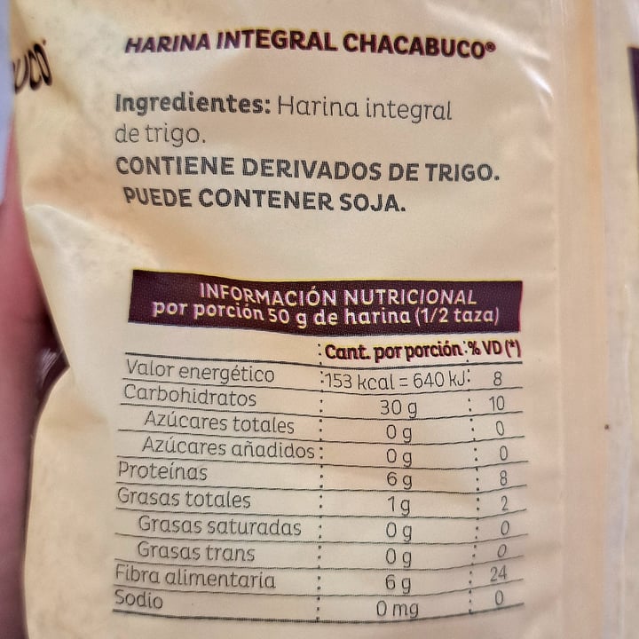 photo of Chacabuco Harina Integral Fina shared by @meliiac on  05 Jan 2025 - review