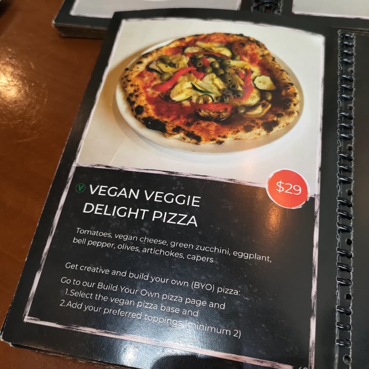 photo of ZAZZ Pizza Vegan Veggie Delight shared by @stevenneoh on  21 Oct 2023 - review