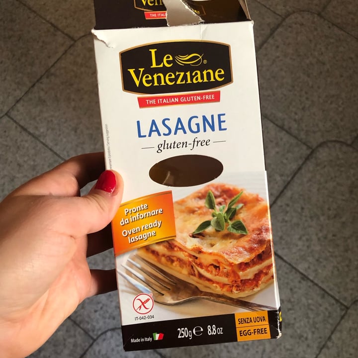 photo of Le veneziane Lasagne gluten free shared by @francescasaltori on  09 Apr 2024 - review