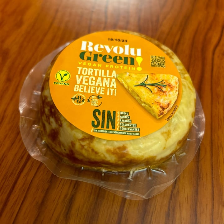 photo of Revolu Green Tortilla de patatas vegana shared by @lausomada116 on  04 Oct 2023 - review