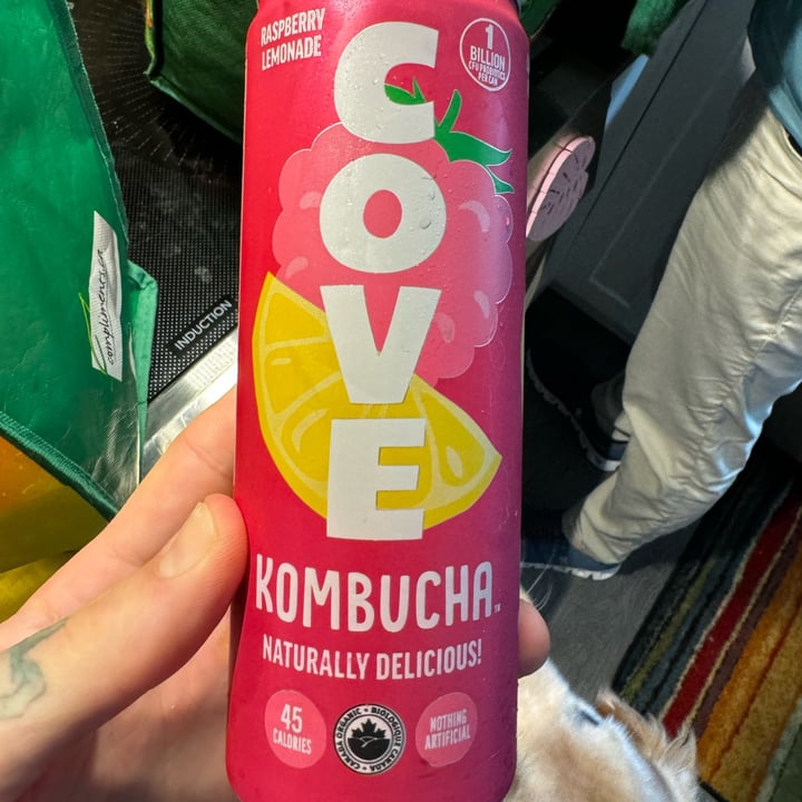 photo of Cove Kombucha Raspberry Lemonade shared by @veganmika on  09 Apr 2024 - review