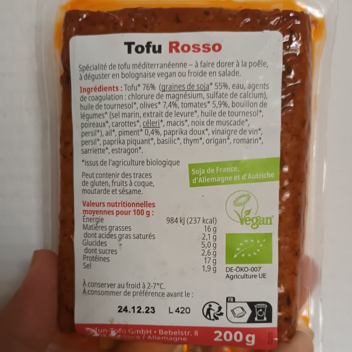 photo of Taifun Tofu Rosso shared by @bbilge on  24 Oct 2023 - review