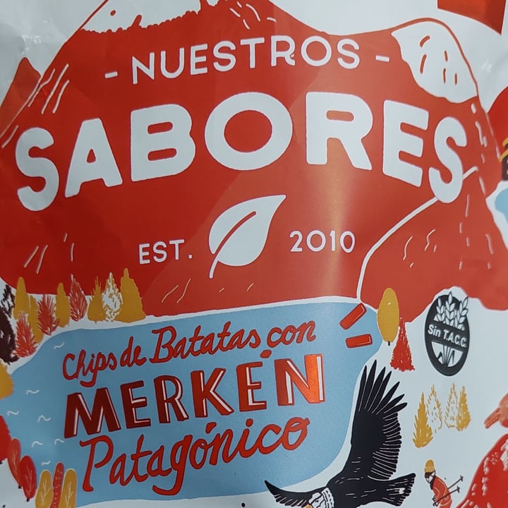 photo of Nuestros Sabores Chips de batata con merken patagónico shared by @carolinapan on  27 Oct 2023 - review