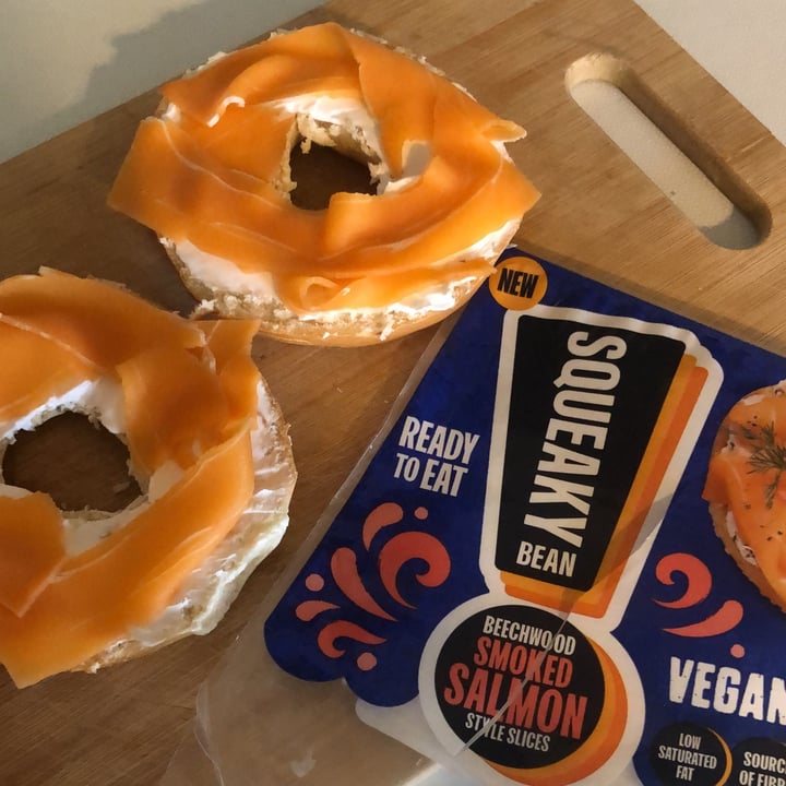 photo of Squeaky Bean smoked salmon style slices shared by @jasminelilac on  14 Dec 2023 - review