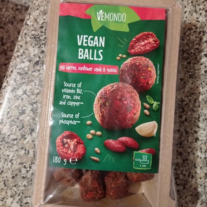 Vemondo Vegan Balls with Goji Berries, Sunflower Seeds & Quinoa Review abillion