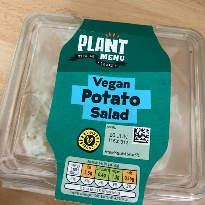 photo of Plant Menu Potato salad shared by @gorgeouspenguin81 on  27 Jun 2024 - review