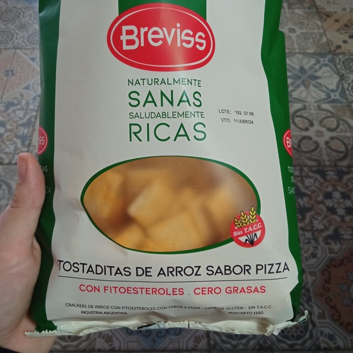 photo of Breviss Galletas De Arroz Sabor Pizza shared by @opheliabymillais on  22 Sep 2023 - review
