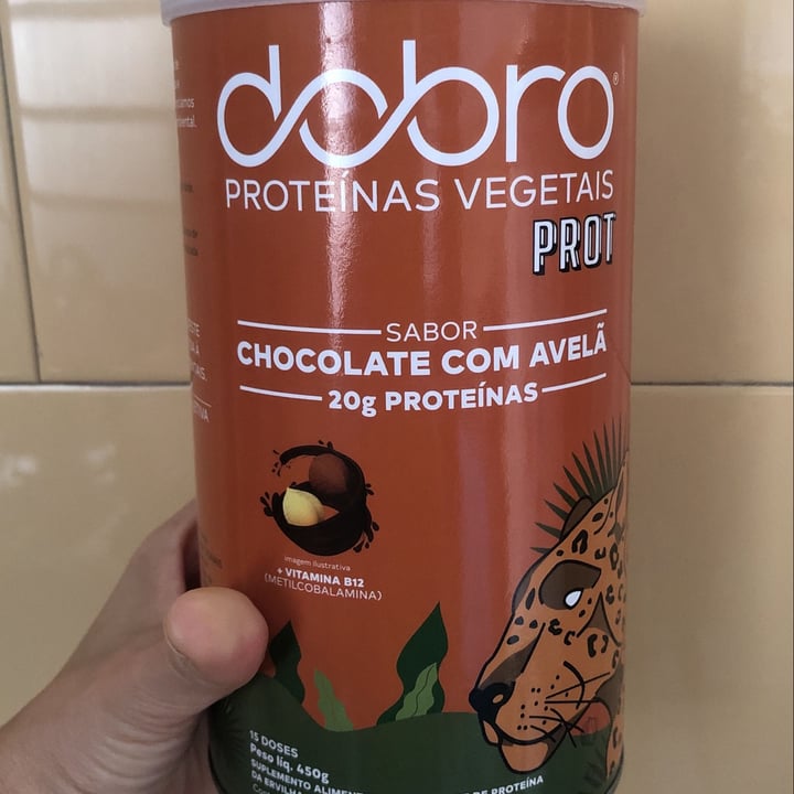 photo of Dobro Proteína vegetal sabor chocolate com avelã shared by @passos on  03 May 2024 - review