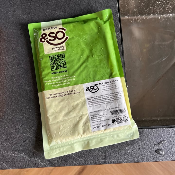 photo of &SO All Purpose Mince shared by @skootykoots on  30 Apr 2024 - review