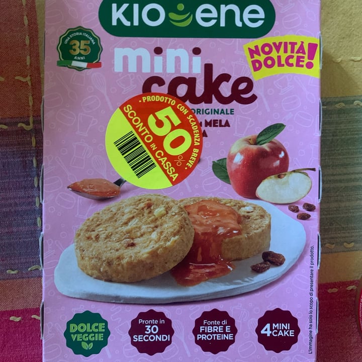 photo of Kioene Mini Cake Tortina Con Mela E Uvetta shared by @sabrinamarangoni on  27 Sep 2023 - review