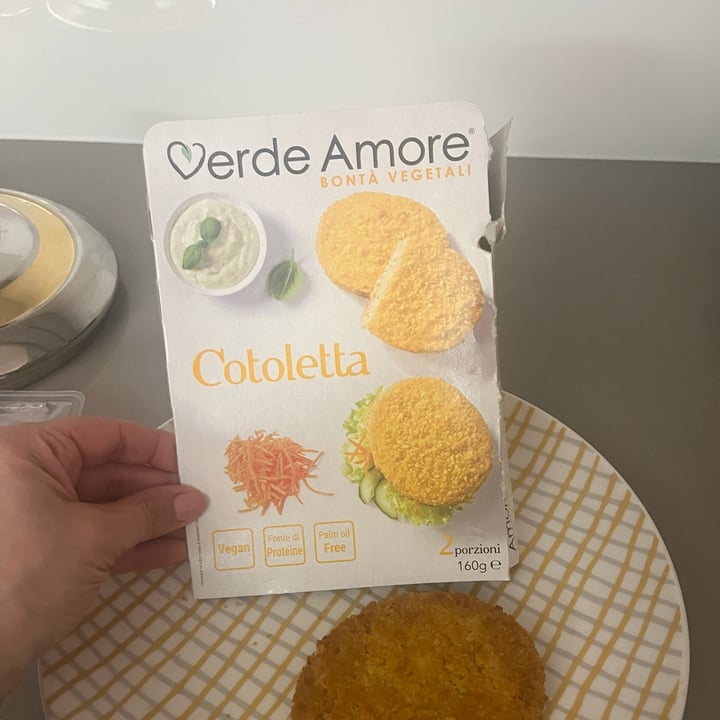 photo of Verde Amore Cotolette vegetali shared by @bartelisa on  10 Apr 2024 - review